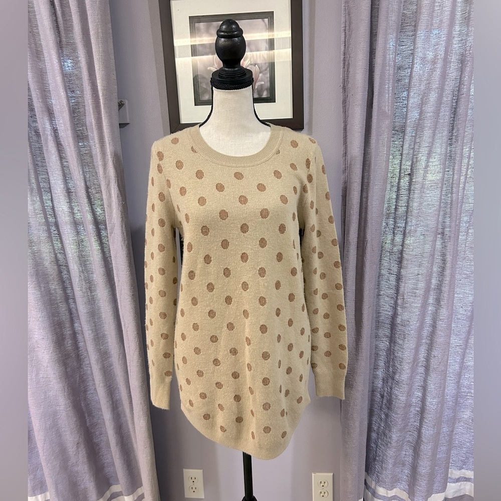 NWT LOFT Polka Dot Sweater